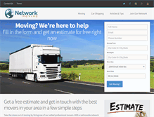 Tablet Screenshot of networkmoving.com